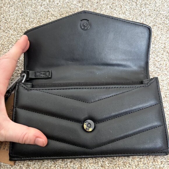 Steve Madden  Black Wallet Clutch NWT - Picture 11 of 16